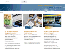 Tablet Screenshot of kaiser-tappe.de